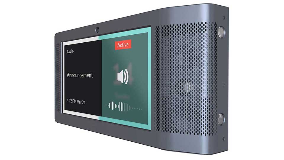QBOX IP Speaker with a Touch Display